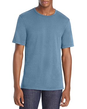 Vince Garment Dyed Crewneck Tee In Washed Malibu Water