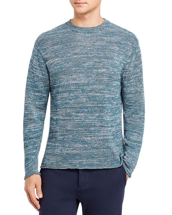 Inis Meain Linen Marled Regular Fit Crewneck Sweater | Bloomingdale's