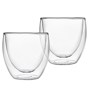 Godinger Double Walled Espresso Cups, Set Of 2 In Clear