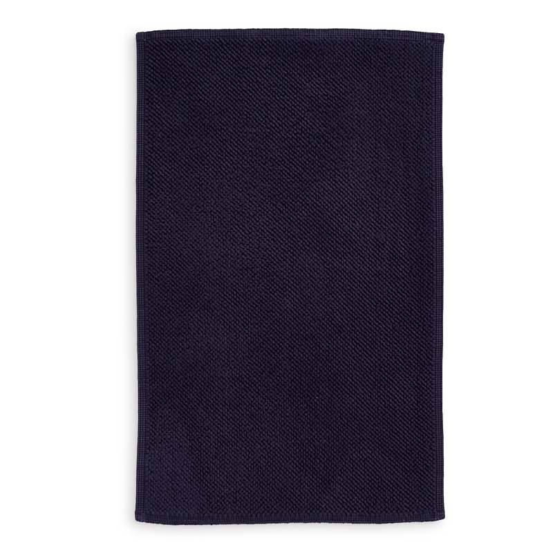 Matouk Reverie Bath Rug, 21 X 34 In Navy