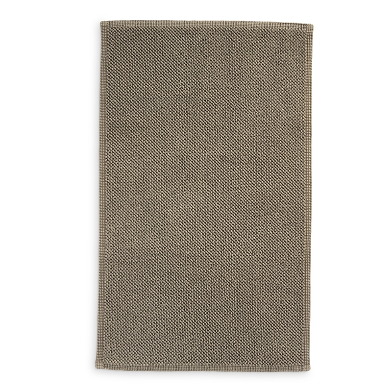Matouk Reverie Bath Rug, 21 X 34 In Steel