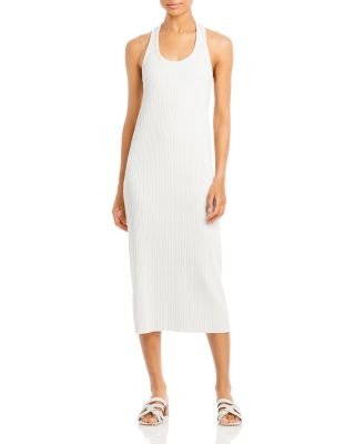 vince ribbed racerback dress