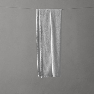 Society Limonta Linge Bath Towel In Bianco