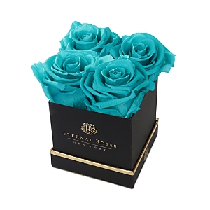 Eternal Roses Lennox Small Gift Box In Tiffany Blue