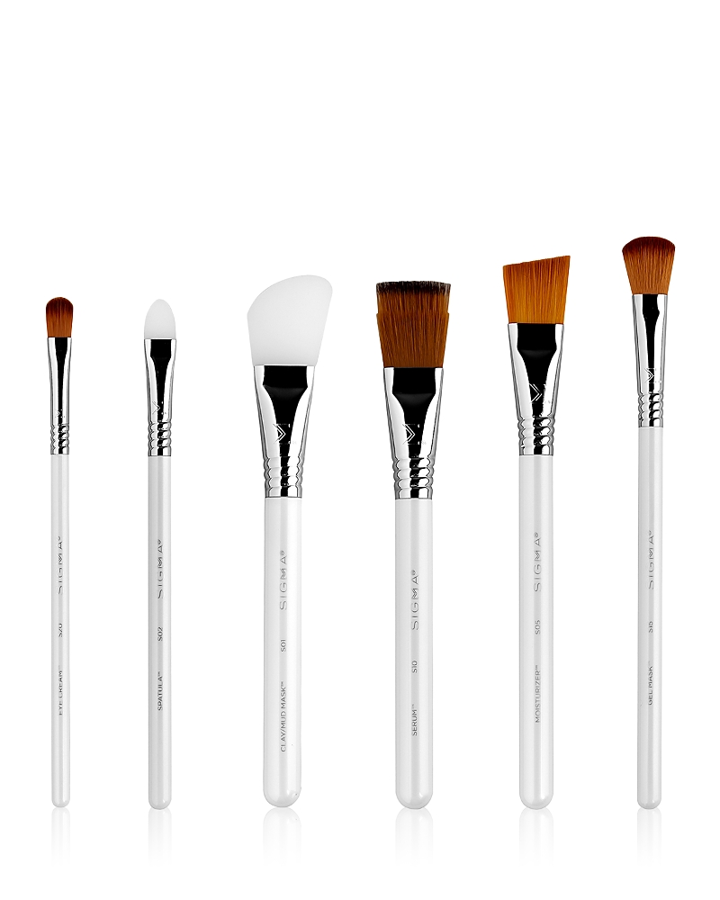 Sigma Beauty 6-pc. Skincare Brush Set In White