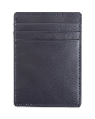 Leather Magnetic Money Clip Wallet