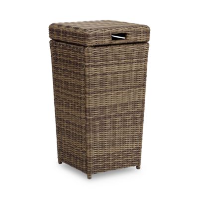 Crosley - Walton Outdoor Wicker Trash Can