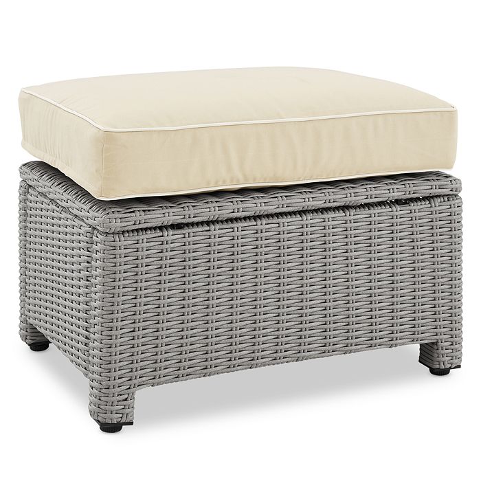 Crosley Sparrow & Wren Walton Outdoor Wicker Ottoman Bloomingdale's