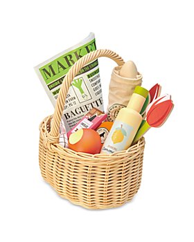 Tender Leaf Toys - Wicker Shopping Basket Toy - Ages 3+