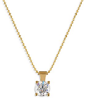 Bloomingdale's - Diamond Solitaire Pendant Necklace in 18K Yellow Gold, 0.20-1.0 ct. t.w. - 100% Exclusive