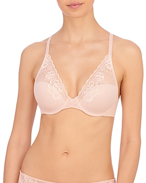 Shop Natori Lace Convertible Contour Underwire Bra In Cameo Rose