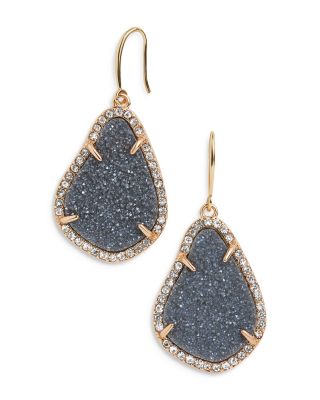 baublebar druzy drop earrings