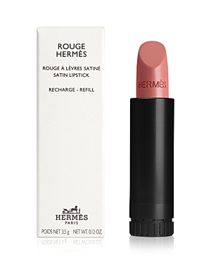 Pre-owned Hermes Rouge  Satin Lipstick Refill In 13 Beige Kalahari