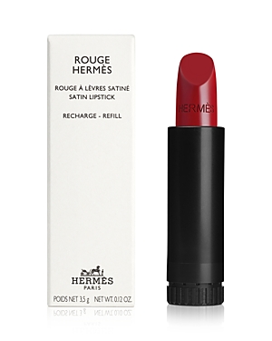 Pre-owned Hermes Rouge  Satin Lipstick Refill In 85 Rouge H