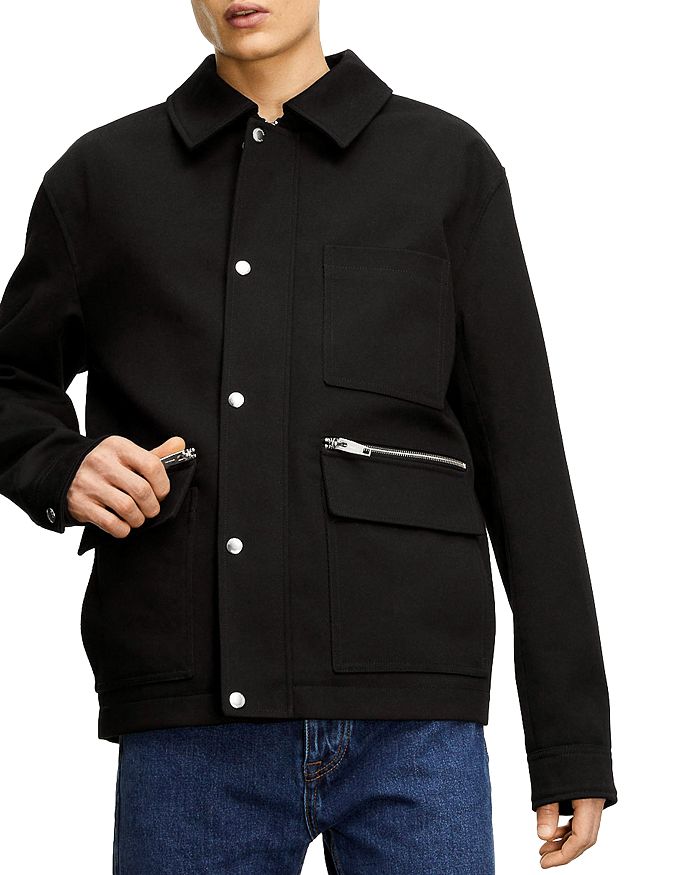 The Kooples Premier Black Jacket | Bloomingdale's