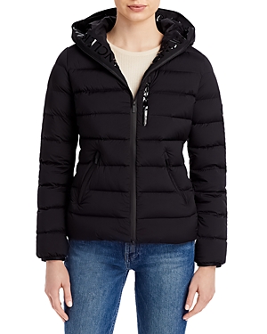 Moncler Herbe Hooded Quilted Shell Down Jacket In Black