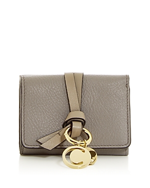 Chloe Alphabet Leather Trifold Wallet