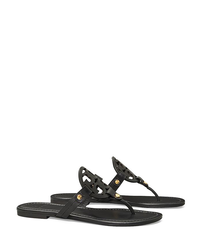 Laser-Cut Miller Flat Sandals