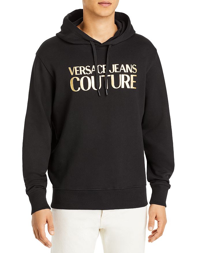 Versace Jeans Couture Metallic Graphic Hoodie | Bloomingdale's