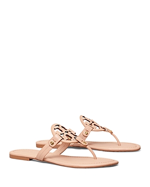 Tory Burch Women's Miller Thong Sandals In Light Makeup Leather