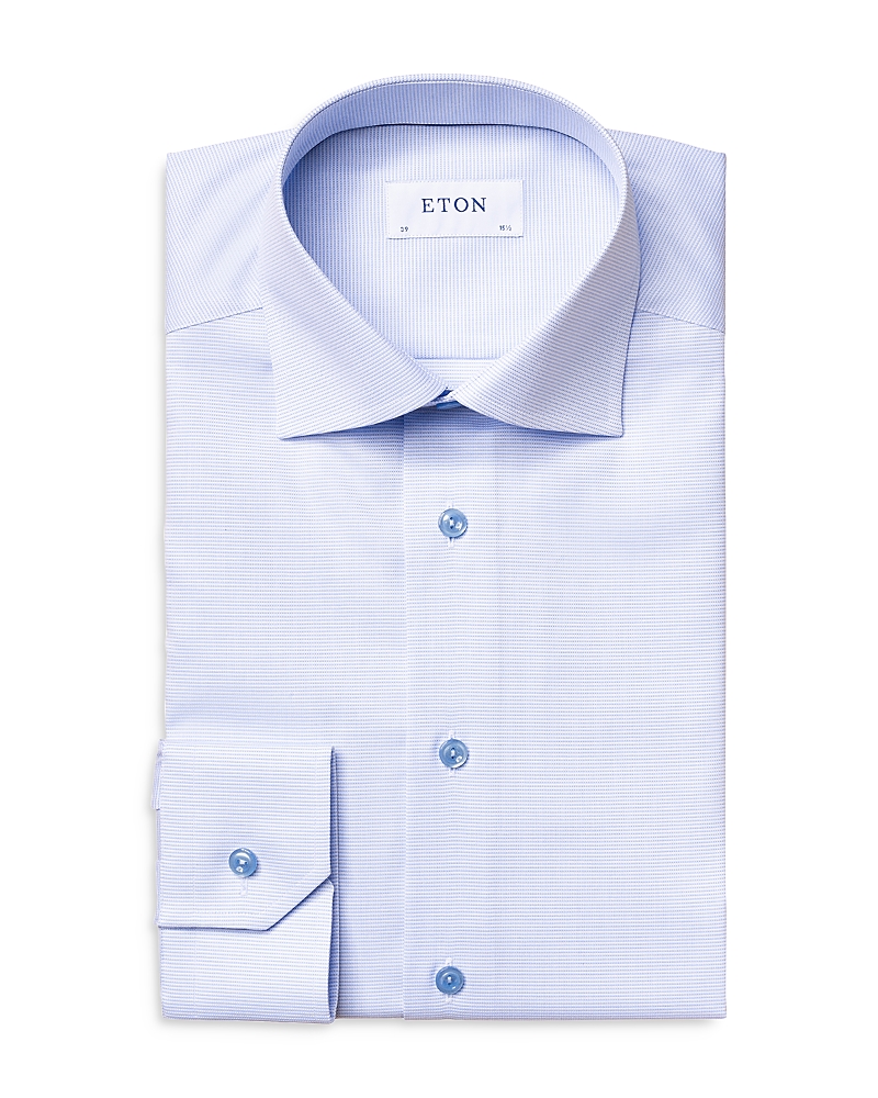 Eton Slim Fit Textured Dress Shirt