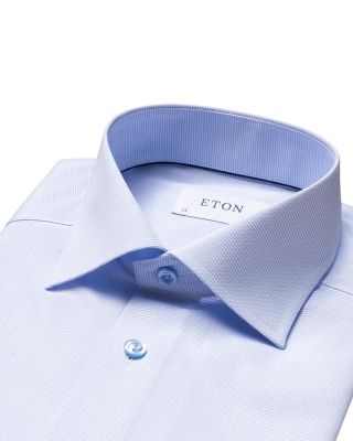 Slim Fit Textured Dress Shirt