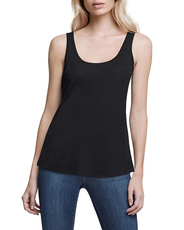 L'AGENCE Perfect Tank Scoop Neck Top | Bloomingdale's