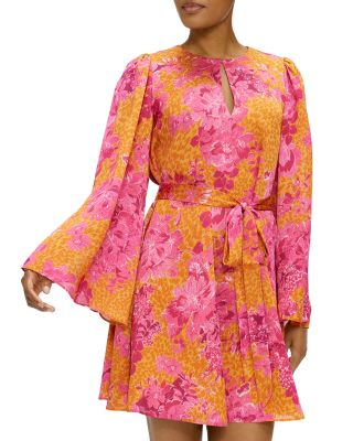 floral long sleeve maxi dress ted baker london