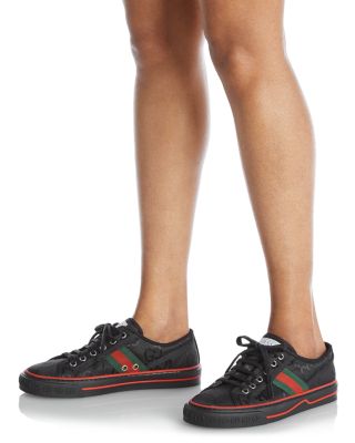 gucci black sneakers womens