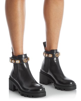 Women's Trip Embellished Block Heel Chelsea Boots