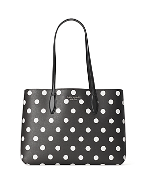 Kate Spade New York All Day Large Leather Tote In Black Multi