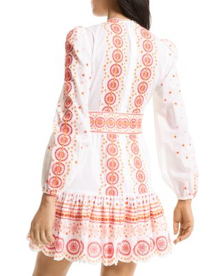 MICHAEL Michael Kors Eyelet Embroidered Dress | Bloomingdale's Women