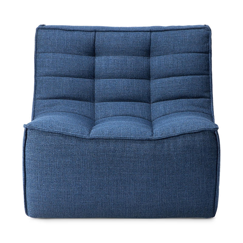Shop Ethnicraft N701 One Seat Sofa Sectional In Blue