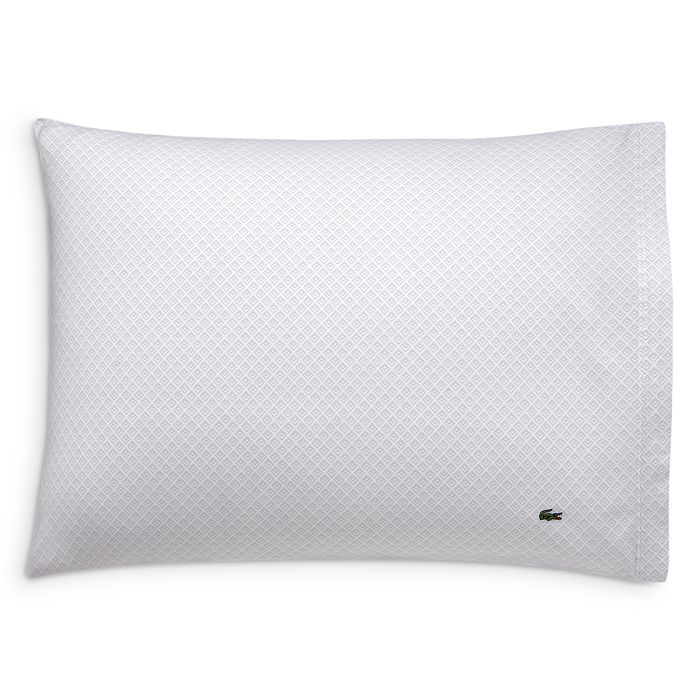 Lacoste Outlined Pique Standard Pillowcase, Pair Bloomingdale's