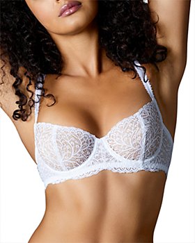 Hanro Cotton Lace Soft Cup Spacer Bra - Powder – Lily Pad Lingerie