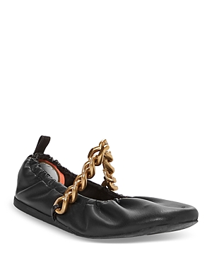 Stella McCartney Women's Falabella Chain Strap Flats