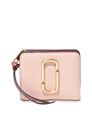 MARC JACOBS MINI LEATHER COMPACT WALLET,M0013360