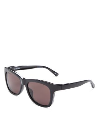 balenciaga 55mm square sunglasses