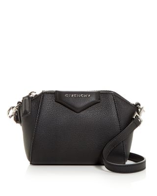 Shop GIVENCHY Nano antigona bag in grained leather (BBU017B00B-058