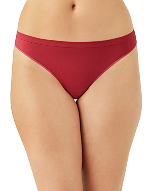 B.tempt'd By Wacoal Comfort Intended Daywear Thong In Garnet