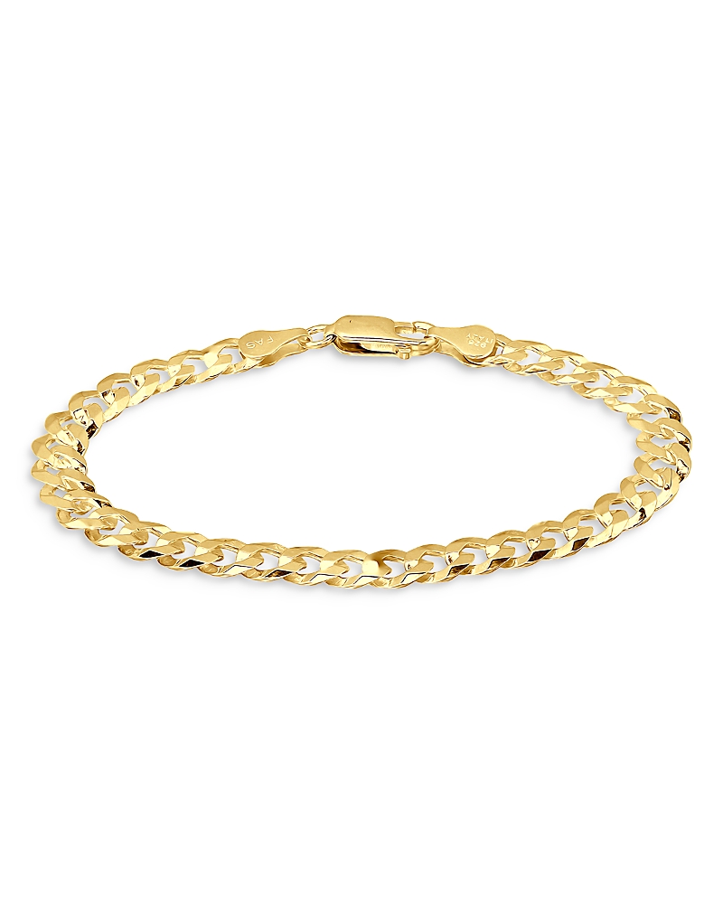 AQUA CUBAN AND CURB LINK CHAIN BRACELET - EXCLUSIVE