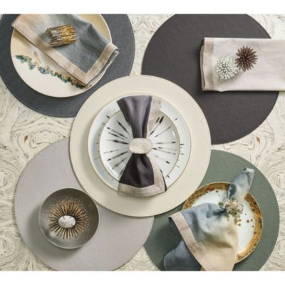 Faux-Shagreen Placemats, Set of 4