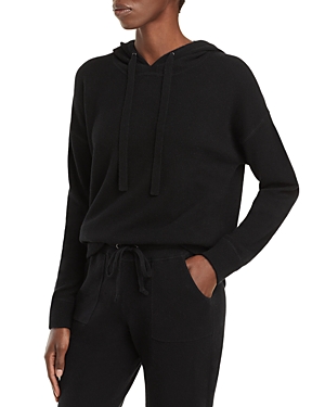 C By Bloomingdale's Cashmere Pullover Cashmere Hoodie - Exclusive In Black