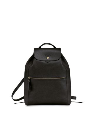Leather backpack Longchamp Black in Leather - 25728217