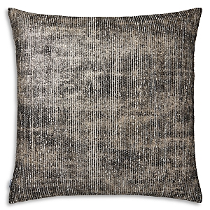 Mode Living Terra Earth Throw Pillow, 22 X 22 In Black/beige Metallic