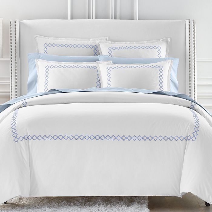 Sky - Embroidered Percale Bedding Collection - 100% Exclusive