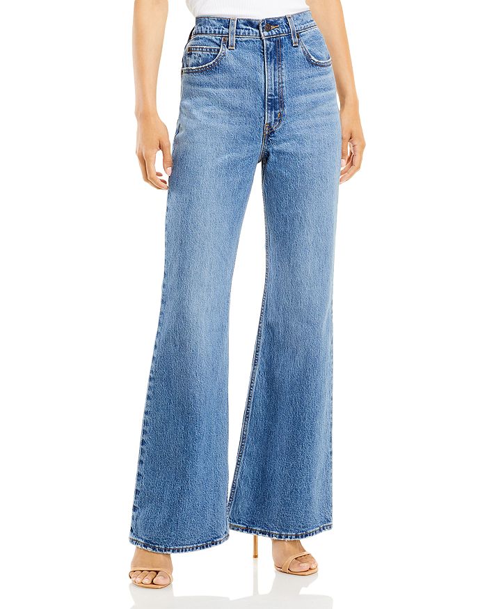 Low-waist flared '70s jeans - Women