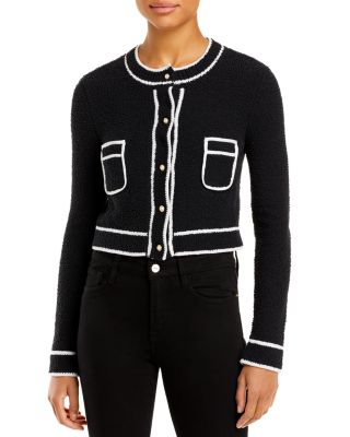 Olivia Rhoda Contrast Trim Cardigan 