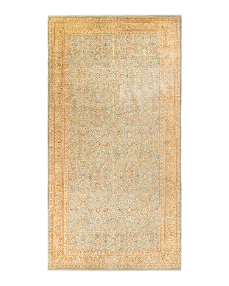 Bloomingdale's Mogul M1340 Runner Area Rug, 9'3 X 18'2 In Mist