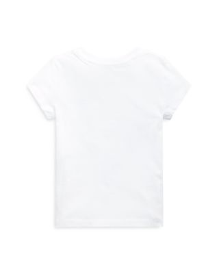 Girls' Embroidered Pony Cotton Tee - Little Kid